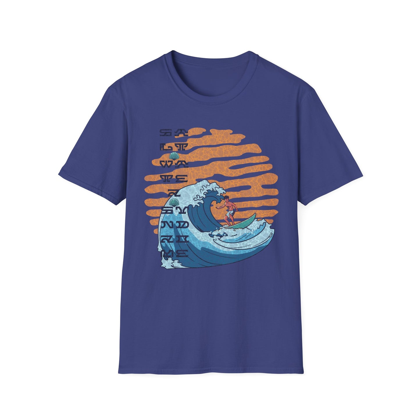 Big wave Unisex Softstyle T-Shirt