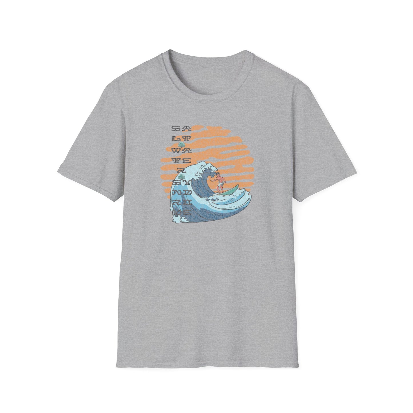 Big wave Unisex Softstyle T-Shirt